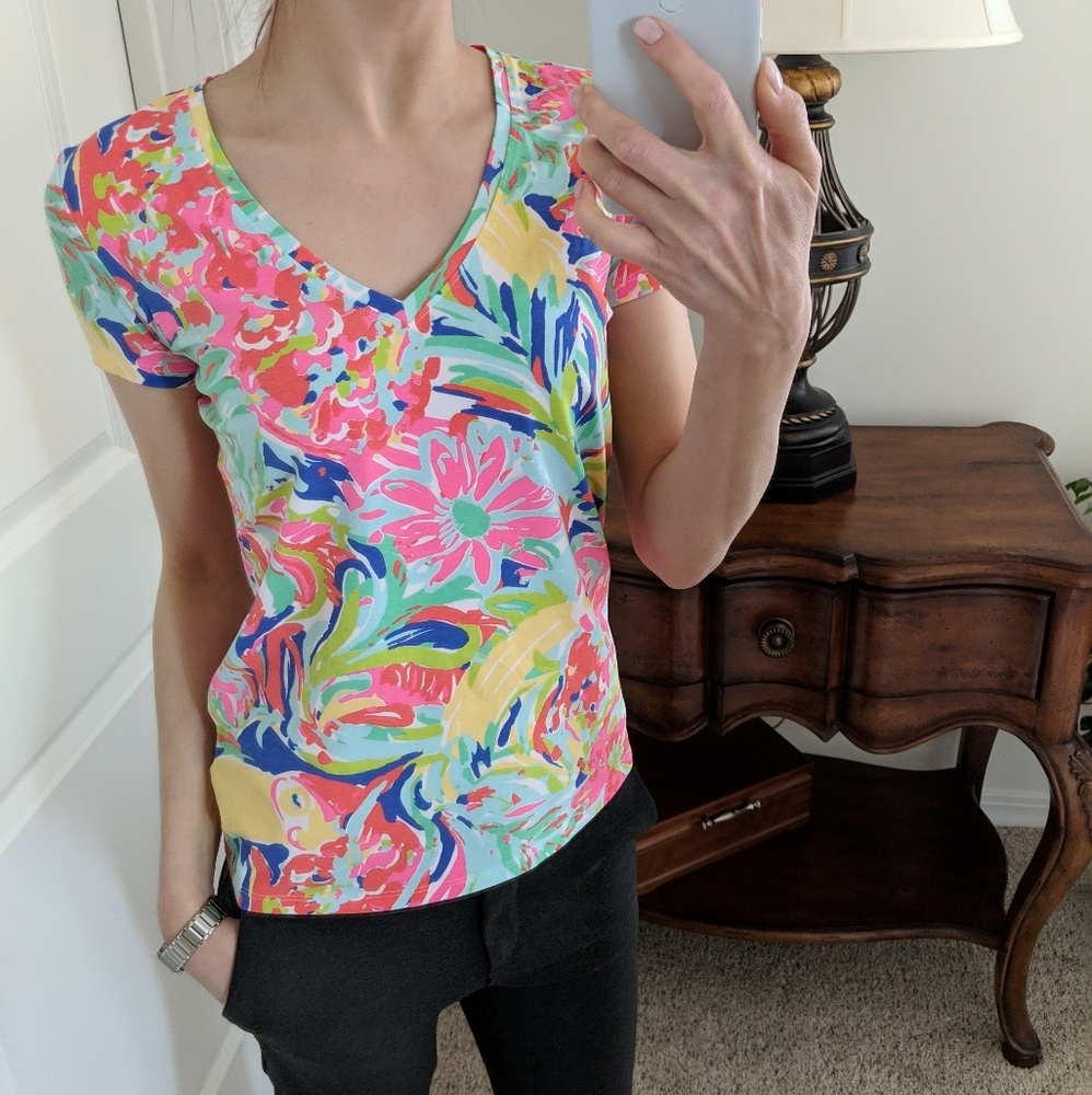 Lilly Pulitzer short sleeve top